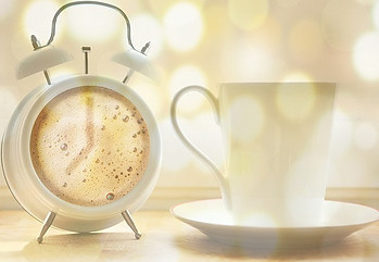 sleep affecting mental health- coffee and alarm clock